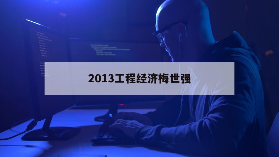 2013工程经济梅世强（一建工程经济梅世强）