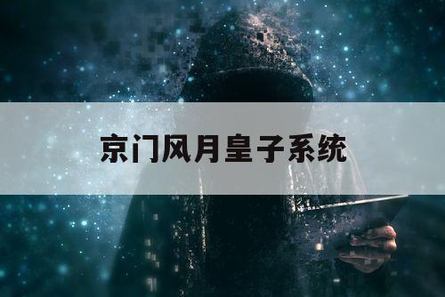 京门风月皇子系统（京门风月手游皇子逆天改命）