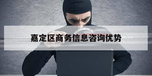 嘉定区商务信息咨询优势（嘉定区商务局）
