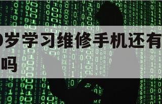 30岁学习维修手机还有前途吗（学修理手机有前途吗）