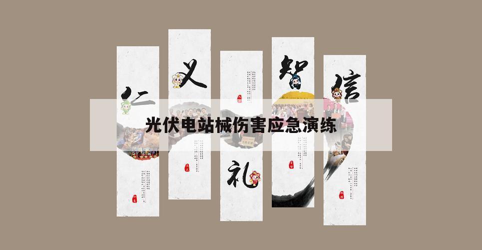 光伏电站械伤害应急演练（光伏电站应急预案演练）