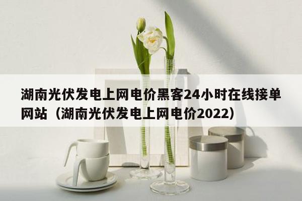 湖南光伏发电上网电价黑客24小时在线接单网站（湖南光伏发电上网电价2022）