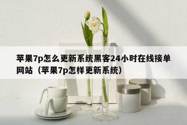 苹果7p怎么更新系统黑客24小时在线接单网站（苹果7p怎样更新系统）