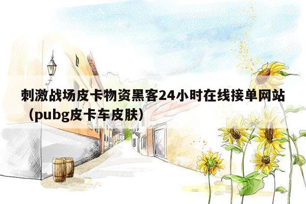 刺激战场皮卡物资黑客24小时在线接单网站（pubg皮卡车皮肤）
