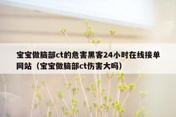 宝宝做脑部ct的危害黑客24小时在线接单网站（宝宝做脑部ct伤害大吗）