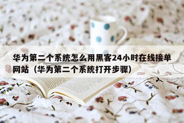 华为第二个系统怎么用黑客24小时在线接单网站（华为第二个系统打开步骤）